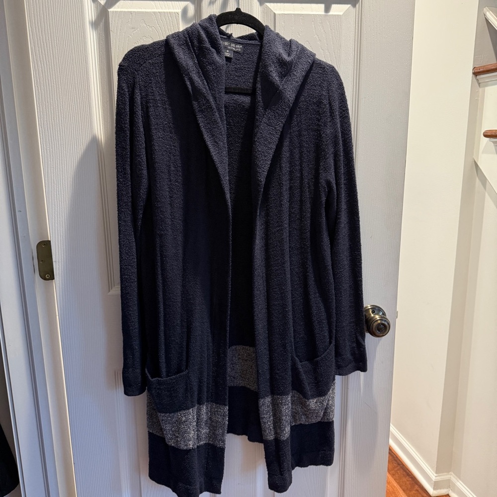 Barefoot Dreams Navy CozyChic Lite Cardigan